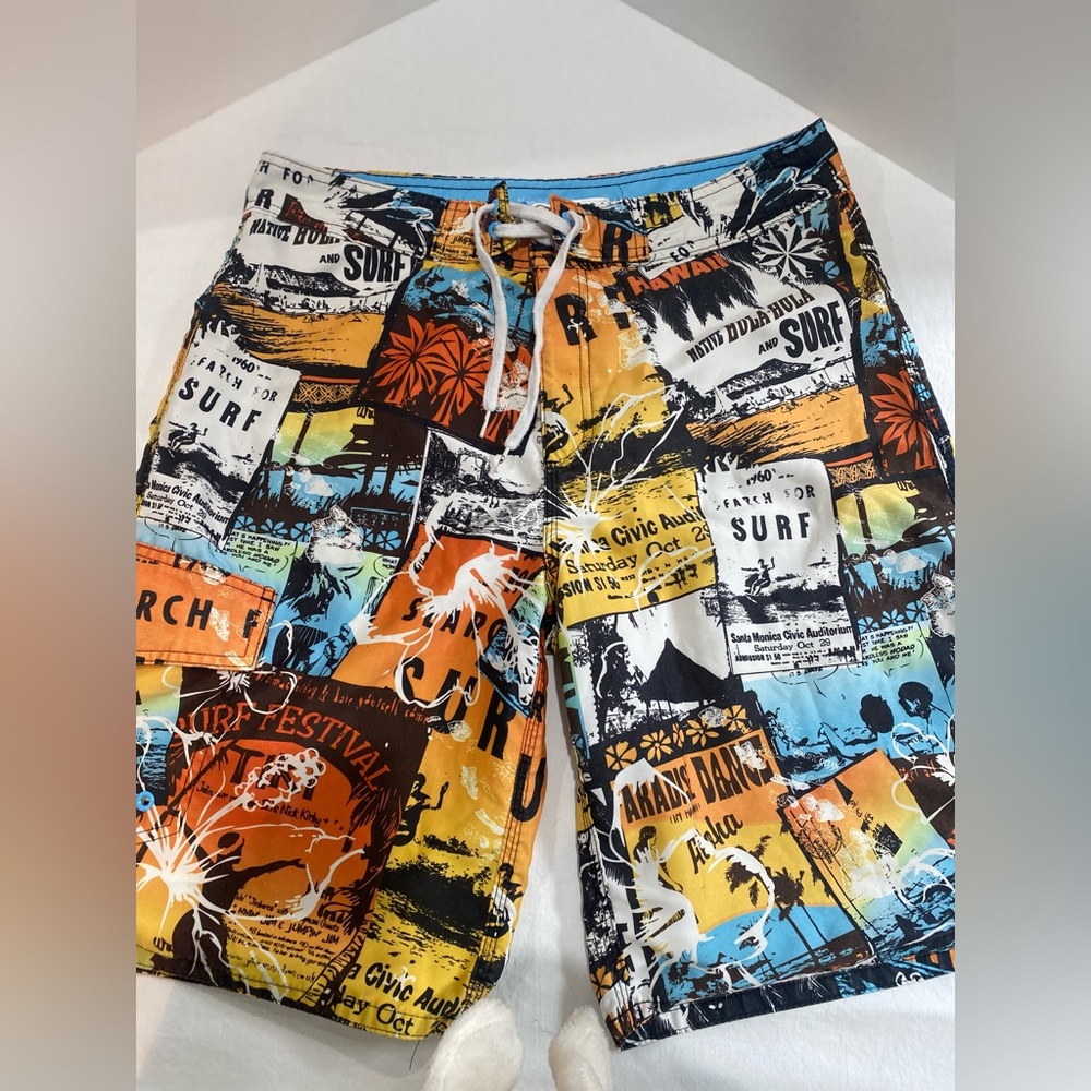 OP Surf Print Board Shorts